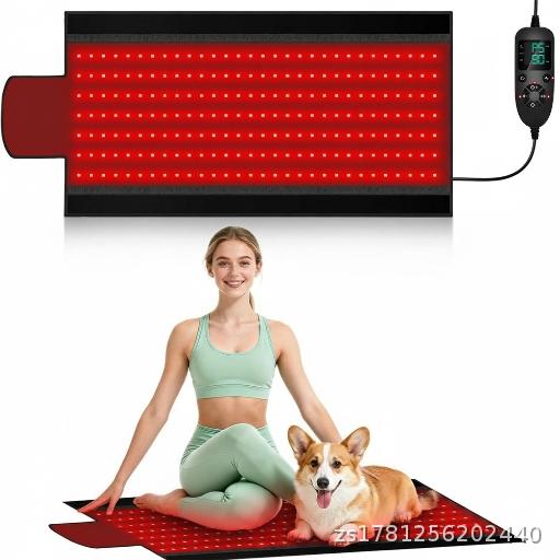 210 Bead Red Light Therapy Belt Infrared Therapy Pad Red Light Therapy Carpet Warm Palace Belt Pulse Massage Pad