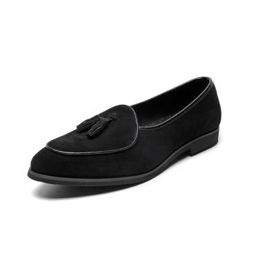 Men's casual leather shoes trend lazy men's peas shoes all-match shoes