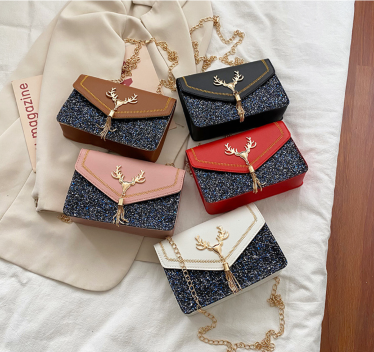 Women's One Shoulder Small Square Bag