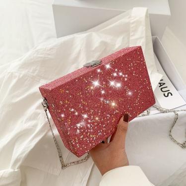  Bag Girl 2020 new cross messenger Korean female student versatile shoulder bag sequined stars ins net red small square bag