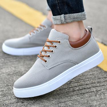 New Men's Breathable Casual Canvas Shoes Korean Fashion Student Large Canvas Shoes
