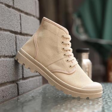 Martin Boots Medium Top Men's Shoes Plank Shoes Canvas Shoes Sports Shoes Korean Fashion Versatile Casual Couples