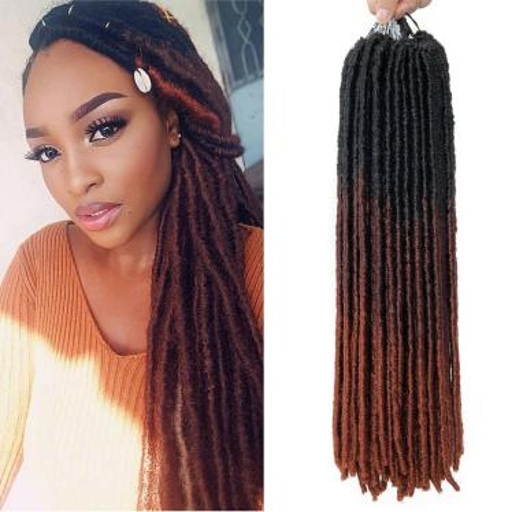 Wavy Gypsy Faux Goddess Locs Ombre Crochet Hair