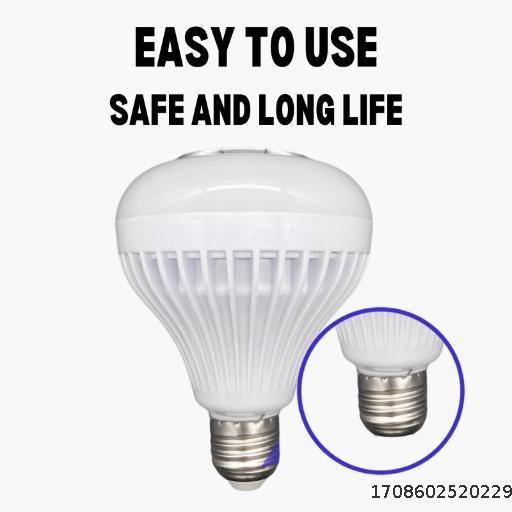 Color Changing Colorful Remote Control Bulb Light with bluetooth and speaker