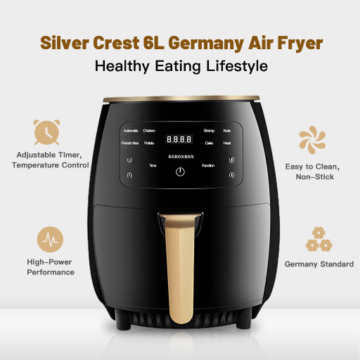 ※Silver Crest Extra Large Capacity Air Fryer-6L（4.5L）