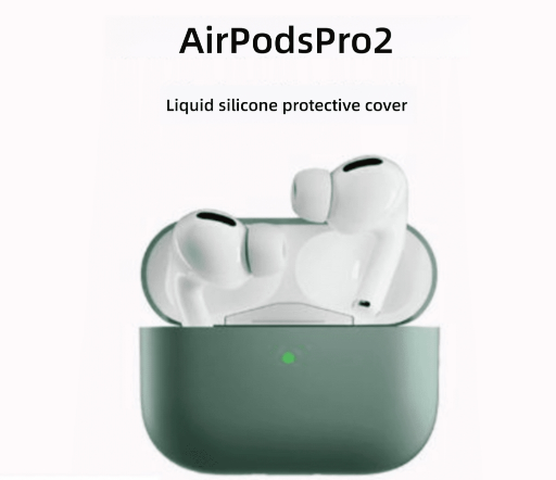 airpodspro2 earphone Protective cover Liquid silicone headphone case