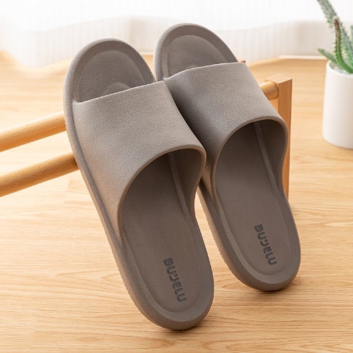 Simple plain men's sandals for home use, indoor bathroom, bath, non slip, comfortable, all season universal slippers