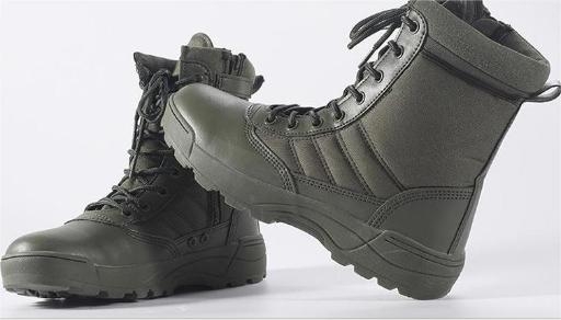Tactical men's boots, outdoor anti slip and wear-resistant hiking shoes, training shoes, combat boots, tactical boots, high top desert boots