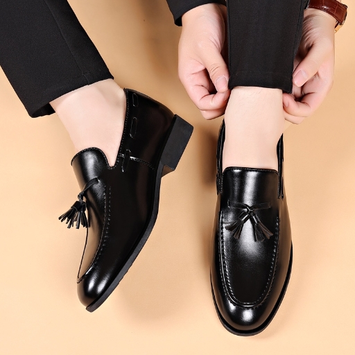 Plus size 2024 Summer New Leather Shoes Men's Large Business Dress Casual Shoes Wedding Lace up Men's Shoes