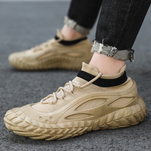 Flyknit slip-on shoes 2025 spring and summer new fashion versatile sports casual shoes