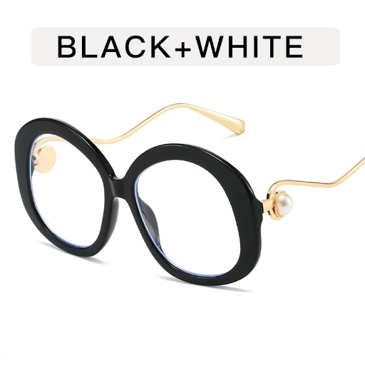 Metal framed glasses European and American personalized high-end trendy glasses
