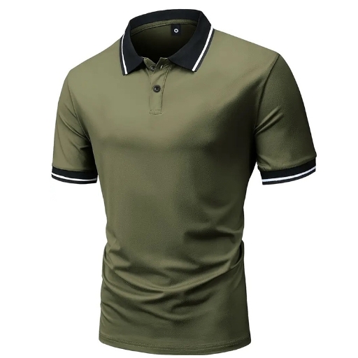 Men's Fashion Collar Short Sleeve Golf T-shirt
